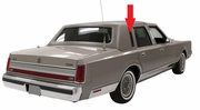 Passenger Side Quarter Glass Lincoln Town Car 4 Door Hardtop 1989