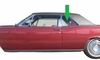 Driver Side Quarter Glass Lincoln Continental 2 Door Hardtop 1966-1967
