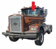 Front Driver Side Windshield Glass Diamond Reo Giant 214" Conventional Cab 1985-1997