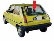 Rear Back Window Glass Renault LeCar 2 Door Hatchback  1976-1984