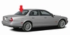 Rear Back Window Glass Jaguar Vanden Plas 4 Door Sedan 2004-2005