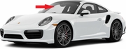 Front Windshield Glass Porsche 911 Carrera 2 Door Coupe 2017-2019