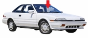 Front Windshield Glass Toyota Corolla 2 Door Coupe 1988-1991