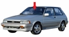 Front Windshield Glass Toyota Corolla FX 2 Door Hatchback 1987-1988