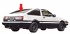 Rear Back Window Glass Toyota Corolla 2 Door Hatchback 1984-1986
