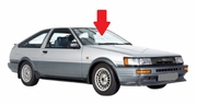 Front Windshield Glass Toyota Corolla 2 Door Coupe 1984-1987