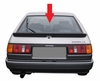 Rear Back Window Glass Toyota Corolla 2 Door Coupe 1984-1985