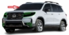 Windshield Front Glass Honda Passport 4 Door Utility 2022-2025