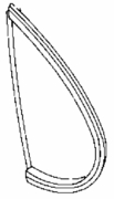 Quarter Glass Driver Side Toyota Avalon 1995-1999 4 Door Sedan
