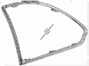 Quarter Glass Driver Side Toyota Camry 1994-1996 2 Door Coupe