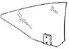 Quarter Glass Passenger Side BMW 630 1979 2 Door Coupe