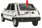 Rear Back Window Glass Renault LeCar 4 Door Hatchback  1976-1984
