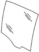 Rear Door Glass Driver Side BMW 550 2004-2010 4 Door Sedan