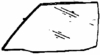 Rear Door Glass Driver Side Toyota Camry 1983-1986 4 Door Hatchback