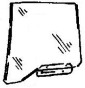 Rear Door Glass Passenger Side BMW 533 1980-1984 4 Door Sedan