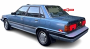 Rear Door Glass Passenger Side Toyota Camry 1983-1986 4 Door Sedan
