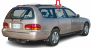 Rear Door Glass Passenger Side Toyota Camry 1992-1996 4 Door Station Wagon