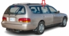 Rear Door Glass Passenger Side Toyota Camry 1992-1996 4 Door Station Wagon