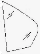 Rear Vent Glass Driver Side BMW 525 2001-2003 4 Door Sedan