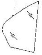 Rear Vent Glass Driver Side BMW 525i 2001-2003 4 Door Sedan