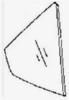 Rear Vent Glass Passenger Side BMW 530 1994-1995 4 Door Sedan