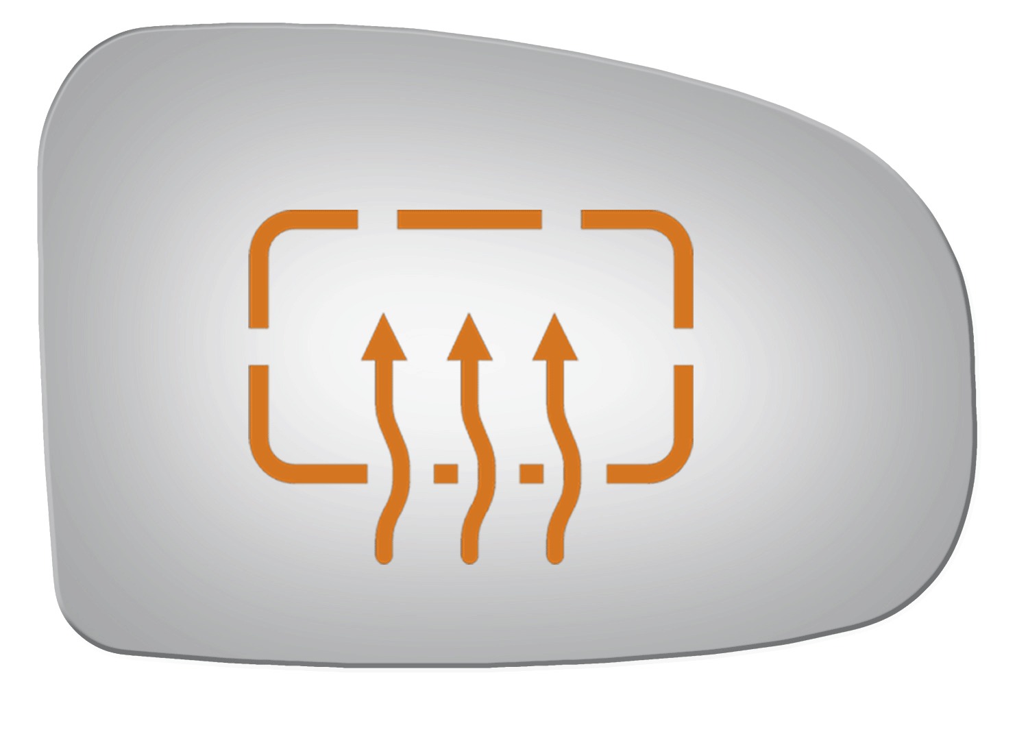 Toyota Prius 2010 2011 2012 2013 2014 Passenger Side Heated Mirror Glass