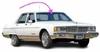 Windshield Front Glass Cadillac Deville 4 Door Sedan 1985-1990