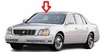 Windshield Front Glass Cadillac Deville 4 Door Sedan 2001-2002