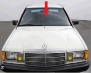 Windshield Front Glass Mercedes Benz 190D 4 Door Sedan 1984-1985