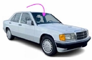 Windshield Front Glass Mercedes Benz 190D 4 Door Sedan 1984-1991