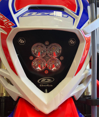 BAJA DESIGNS Squadron Pro Headlight Kit (A/C) - Beta RR 2-Stroke 2020-on 125RR/200RR/250RR/300RR/RXTRAINER