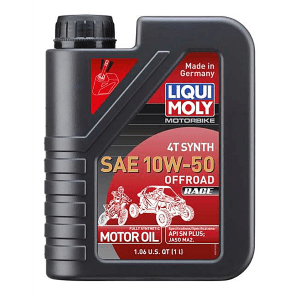 LIQUI MOLY 4T SYNTHETIC 10W50 MOTOR OIL