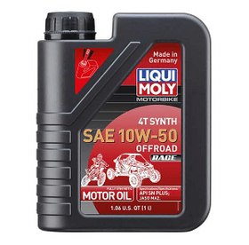 LIQUI MOLY 4T SYNTHETIC 10W50 MOTOR OIL