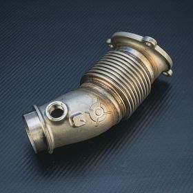 PRECISION EFI UPGRADE Cast Stainless steel downpipe - 900T / 900R / Mach Z