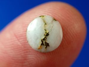 0.65 Carat Gold in Quartz Cabochon (SOLD)