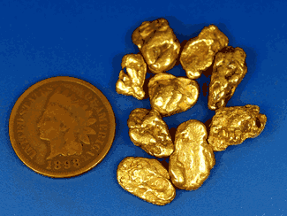 1/2 Troy Oz. Alaska Gold Nuggets (SOLD)