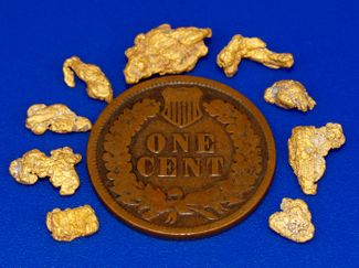 2.25 Gram California Gold Nuggets (SOLD)