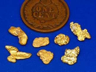 3.10 Gram California Gold Nuggets (SOLD)