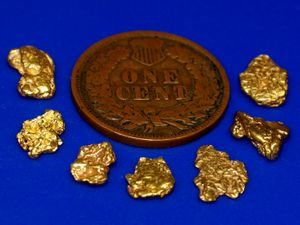 3.14 Gram North Carolina Gold Nuggets (SOLD)