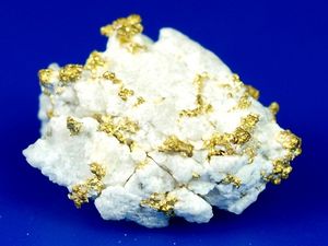 California Gold in Quartz Specimen