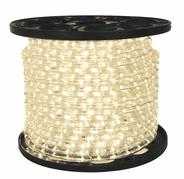 LED 3/8” Omnidirectional Warm White Rope Light 150 Feet