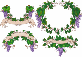 Grapevine Embellishments Set for 5"x7" & 6"x10"
