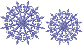 Snowflake 1 for 4x4 and 5x7 Snowflake 1 for 4x4 and 5x7