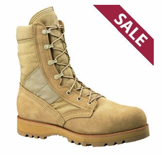 Belleville 220 DES ST Mens 9.5 R Tan Suede Steel Toe Combat Military Boots USA Men main image 2