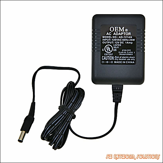12VDC AC ADAPTOR P/N AD-121AN