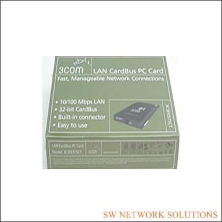 3COM CARDBUS ETHERNET 10/100BASE T PCMCIA CARD p/n 3C3FE575CT