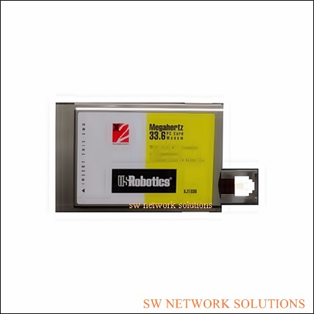3COM MEGAHERTZ 33.6 PC CARD MODEM WITH XJACK CONNECTOR PULLED p/n XJ1336
