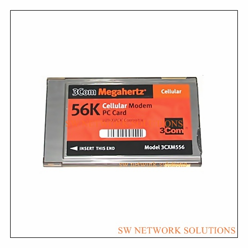 3COM MEGAHERTZ 56K CELLULAR MODEM PC CARD p/n 3CXM556