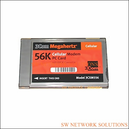 3COM MEGAHERTZ 56K CELLULAR MODEM PC CARD p/n 3CXM556