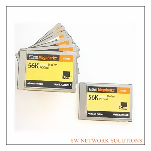 3COM MEGAHERTZ 56K GLOBAL MODEM PC CARD MODEM NEW p/n 3CCM156